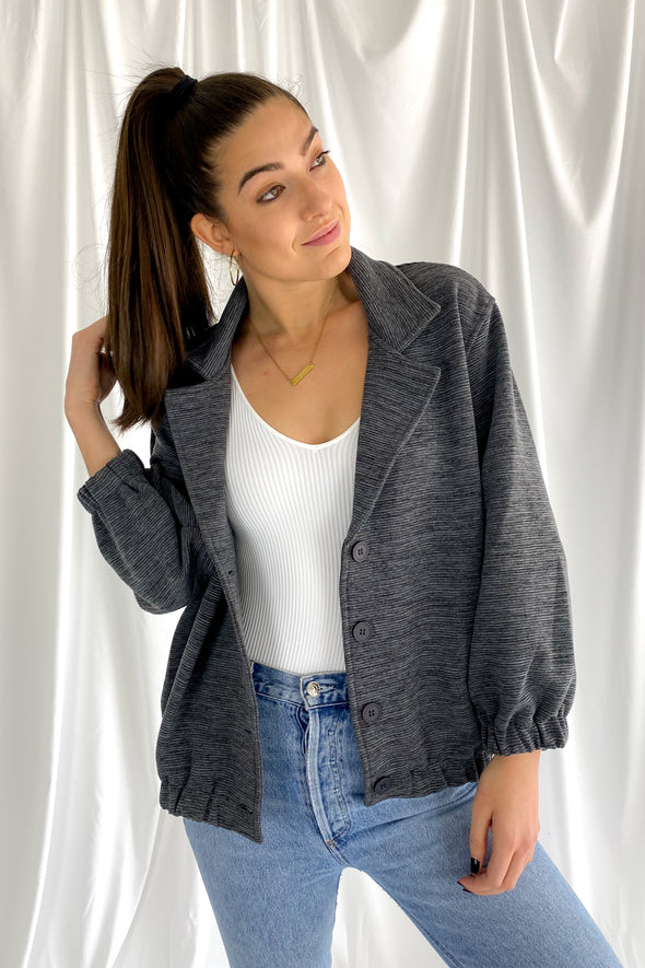 Throw It On Jacket | Dark Grey - We’re About That