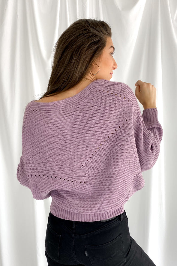 Early Mornings Sweater | Lavender - We’re About That