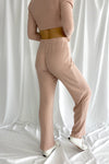 Madison Ribbed Lounge Set | Dusty Pink - We’re About That