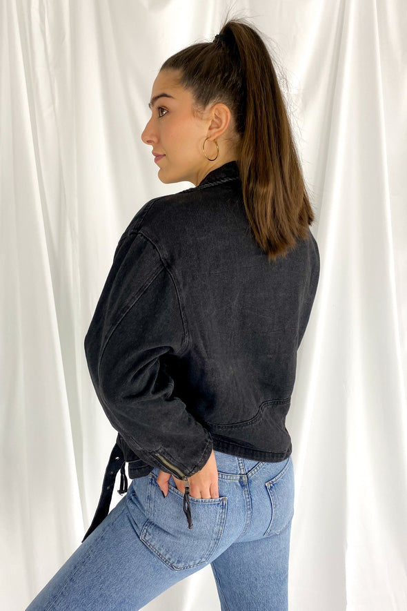 Rough Rider Denim Jacket | Black - We’re About That