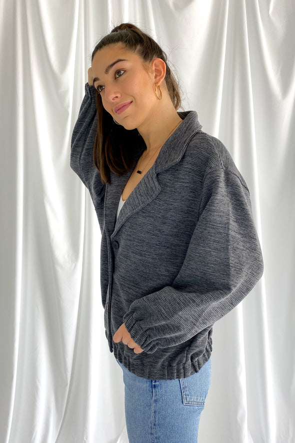 Throw It On Jacket | Dark Grey - We’re About That