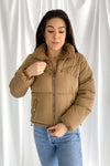 Golden Coast Puffer Jacket | Camel - We’re About That