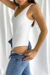 Simple Things Seamless Bodysuit | White - We’re About That