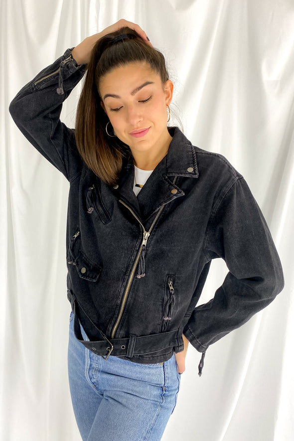 Rough Rider Denim Jacket | Black - We’re About That
