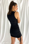 All Nighter Ruched Dress | Black - We’re About That