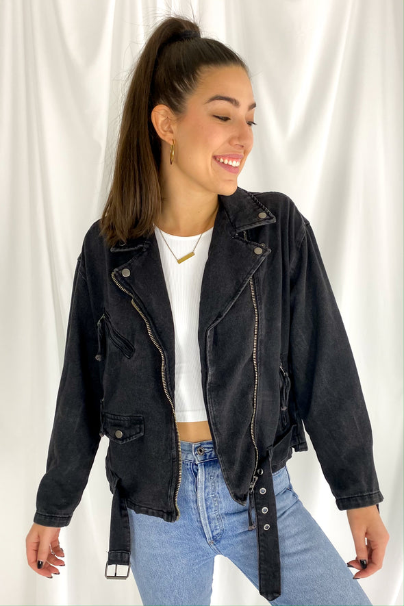 Rough Rider Denim Jacket | Black - We’re About That