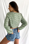 Garden State Ruched Top | Earth Green - We’re About That